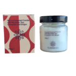 Natural Scented Candle with Mountain Tea, Cinnamon, and Ginger (130g)